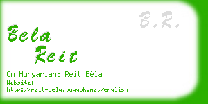 bela reit business card